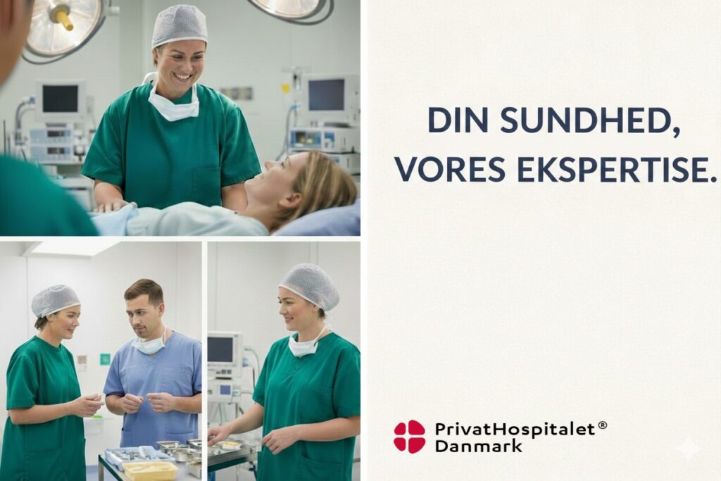 Operationssygeplejerske arbejder