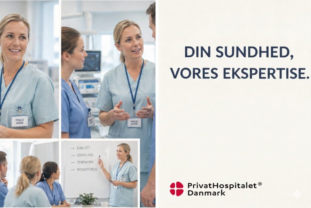 Faglig leder i opvågning på arbejde på privathospital danmark