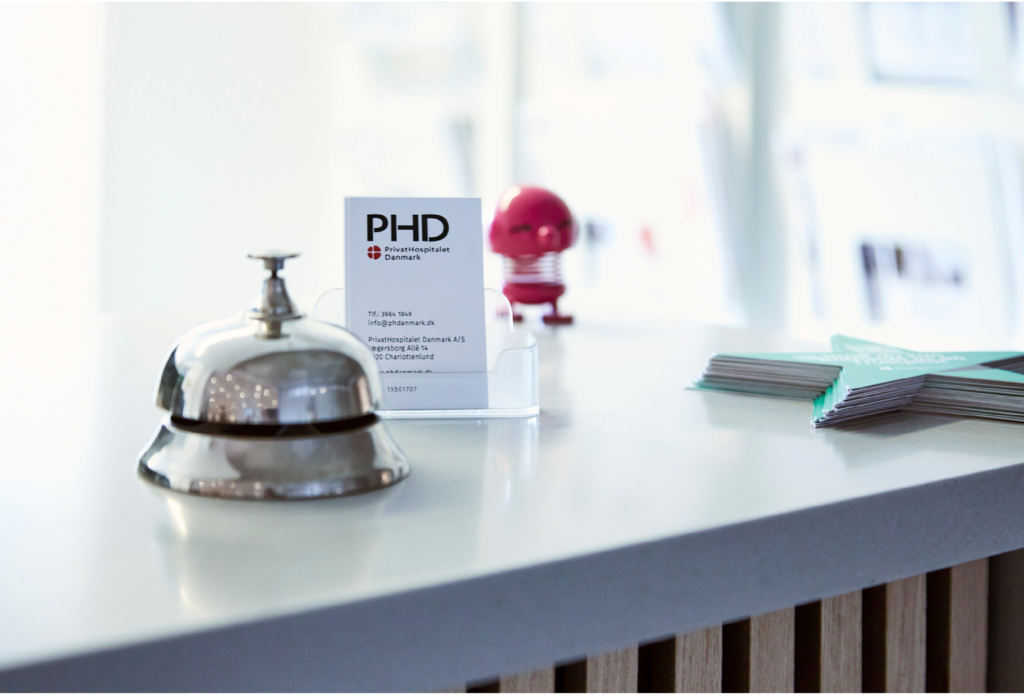 Kvalitet og patienttilfredshed 5 Reception på privathospitalet danmark